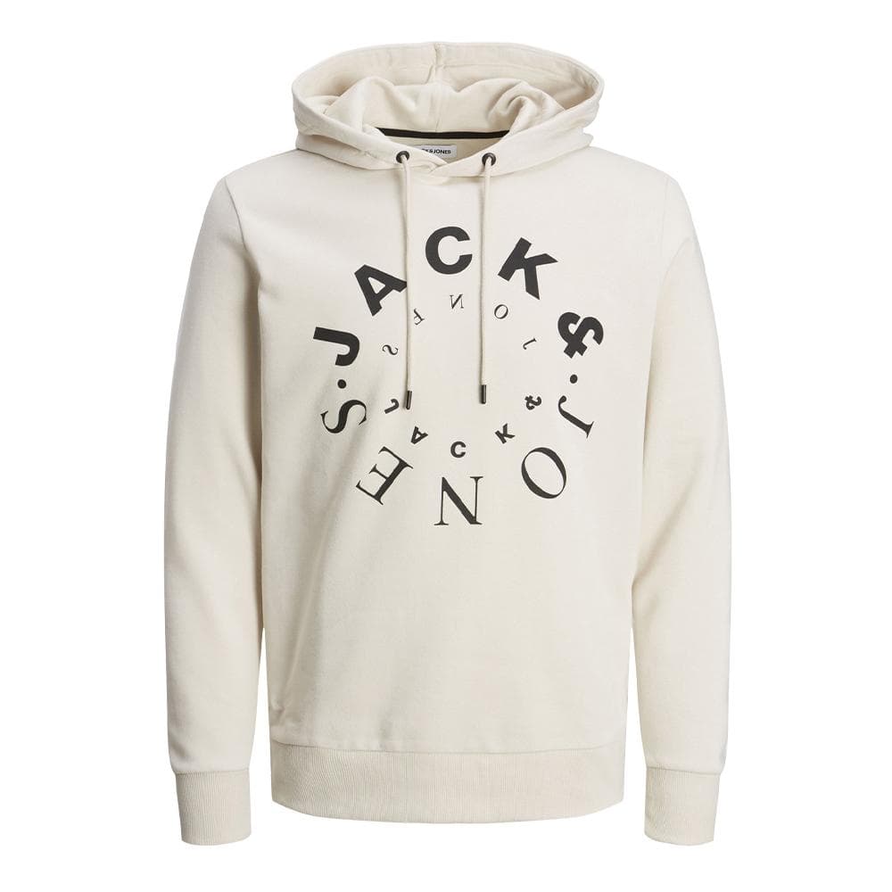Sweat à Capuche Beige Homme Jack & Jones Warrior 1