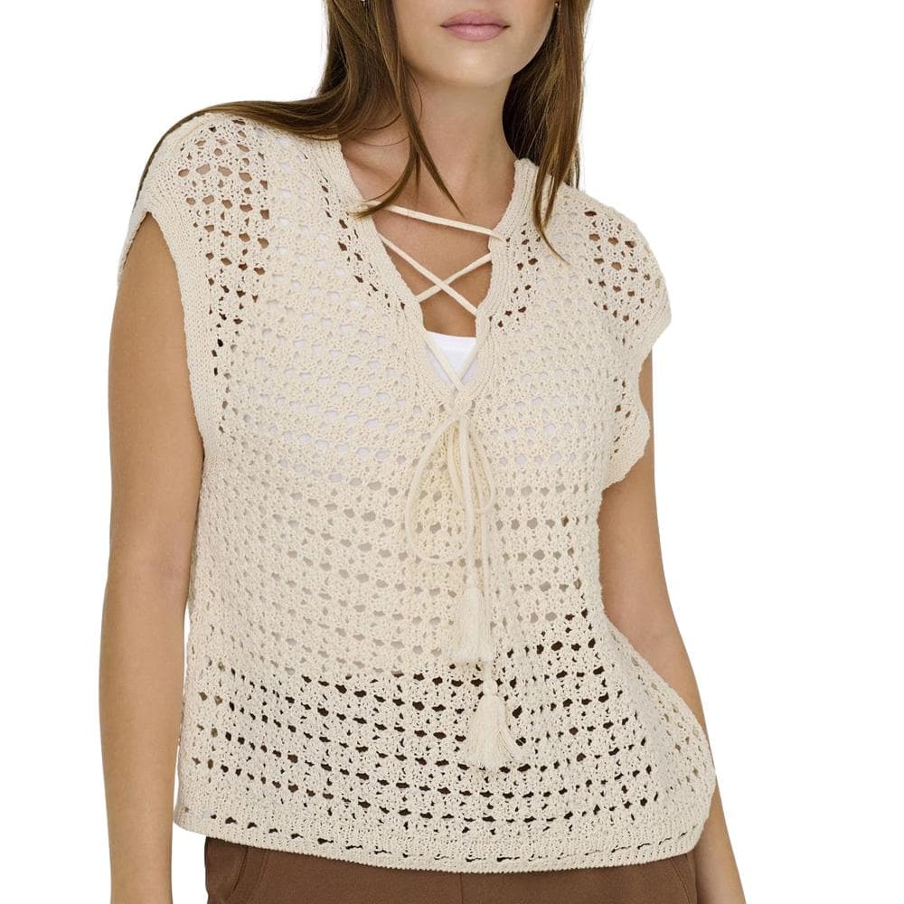 Pull Beige Femme JDY Ellis Reversible 1