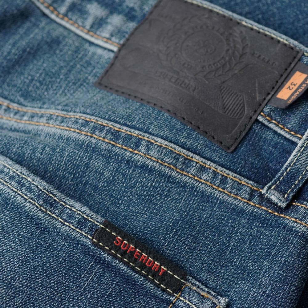 Jean Droit Bleu Homme Superdry Vintage Sum 3