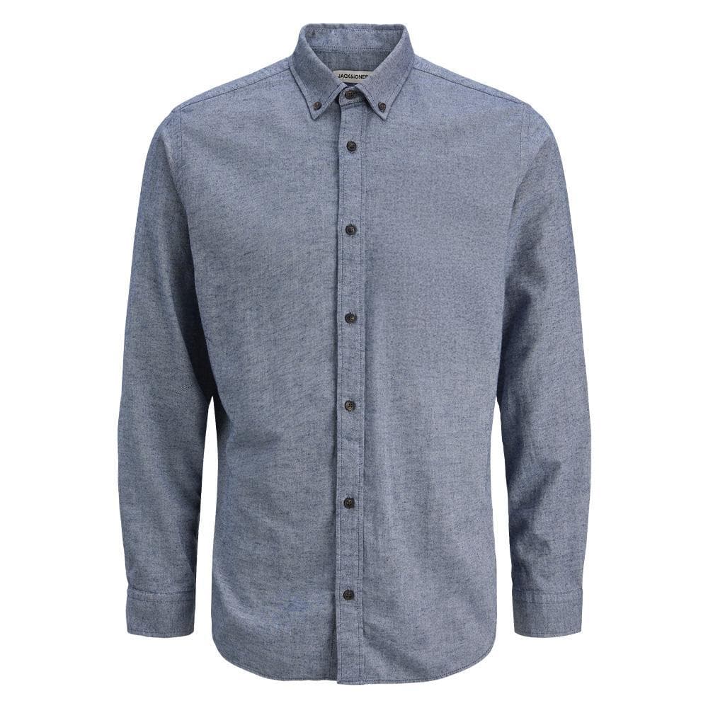 Chemise Bleu/Gris Homme Jack & Jones Classic Melange 1