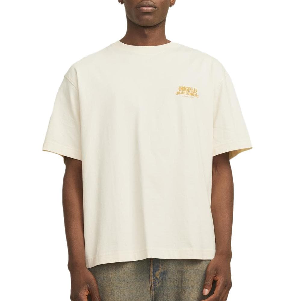 T-Shirt Beige Homme Jack & Jones Bury 1