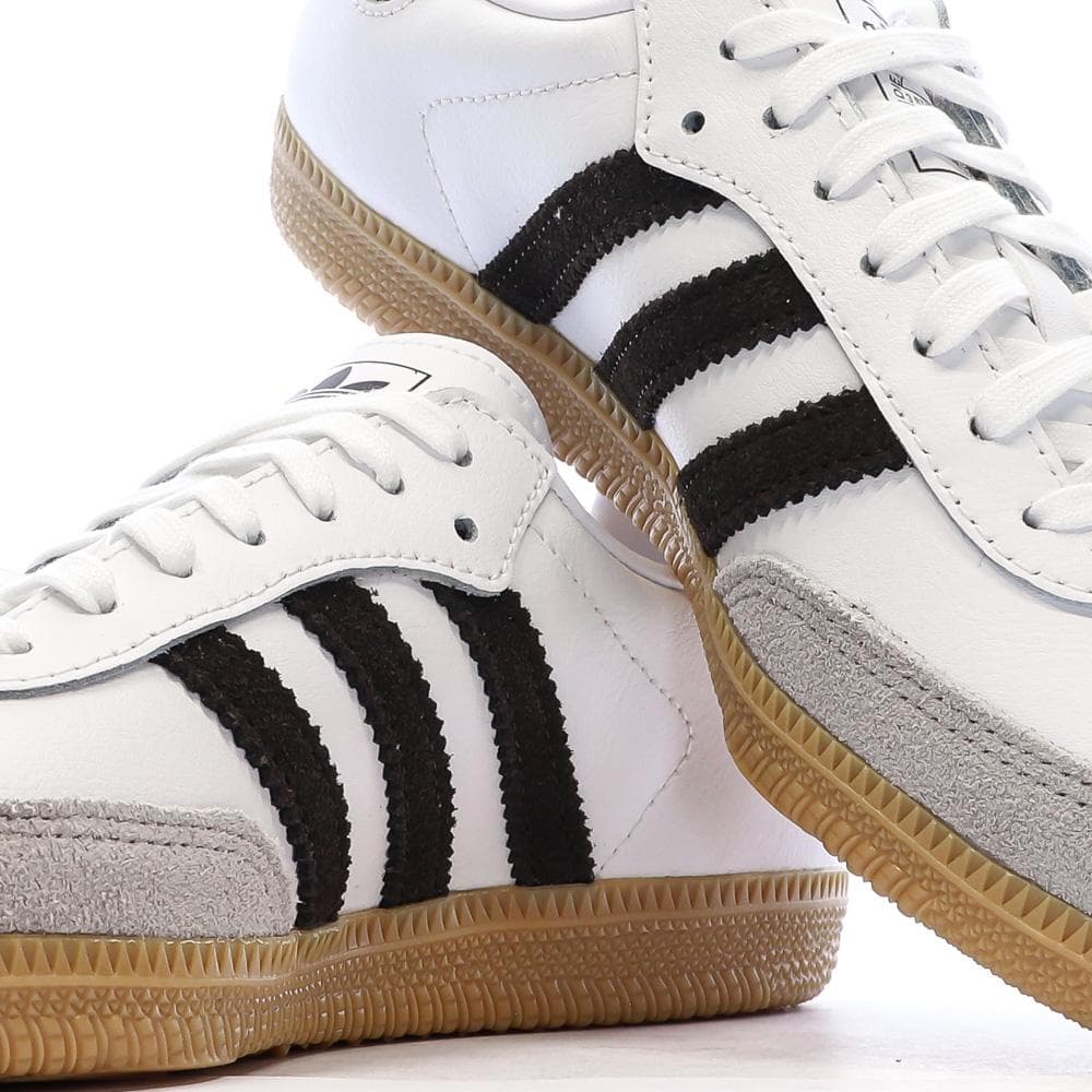 Baskets Blanc/Marron Mixte Adidas Samba Og 7