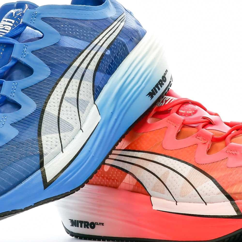 Chaussures de running Bleu/Rouge Homme Puma Fast Nitro 7