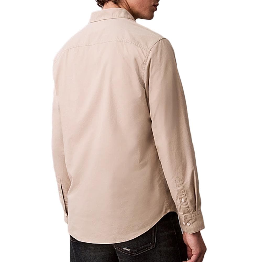 Chemise Beige Homme Calvin Klein Jeans Oxfords 2