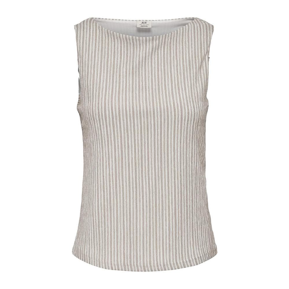 Top Blanc/Marron Femme JDY Ocean 1