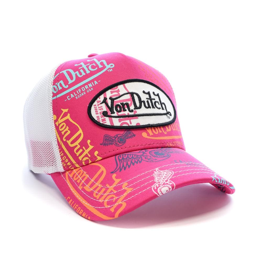 Casquette Rose/Blanche Mixte Von Dutch Xavier 2