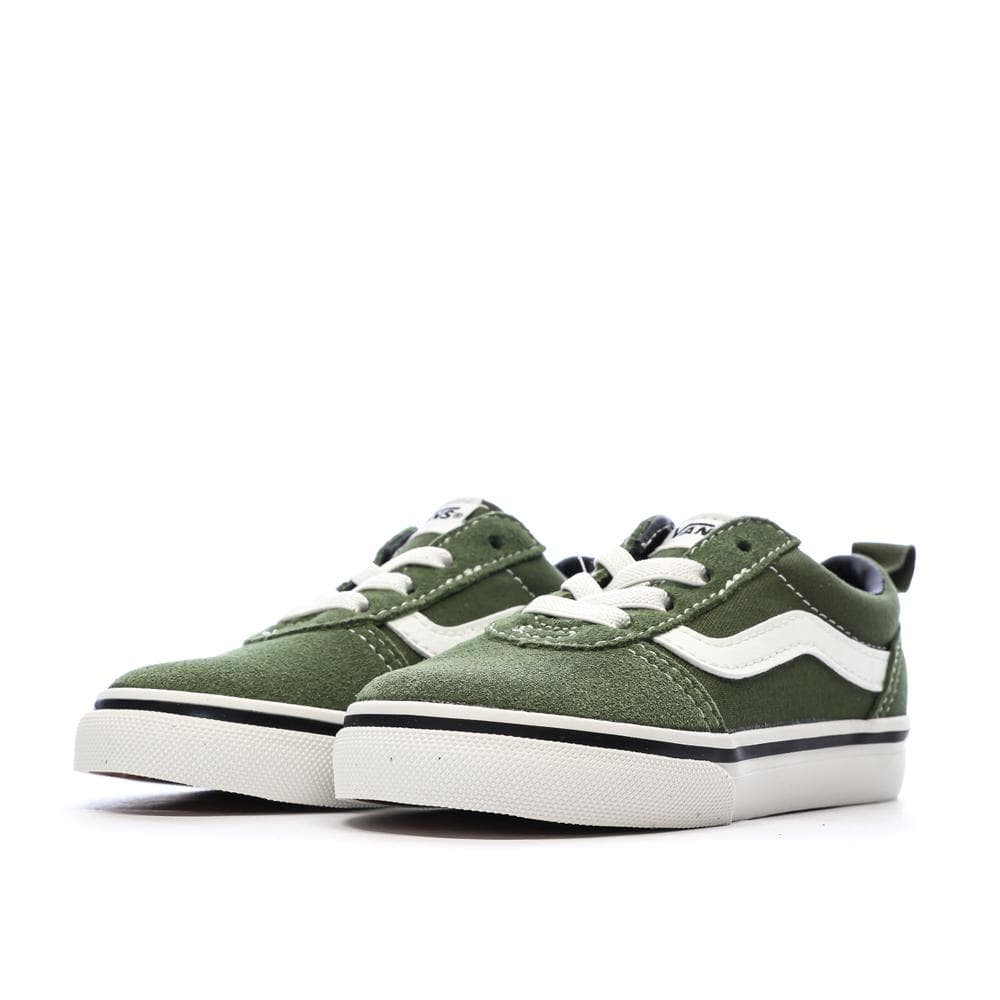 Baskets Verte Garçon Vans Ward Slip-on Suede 6