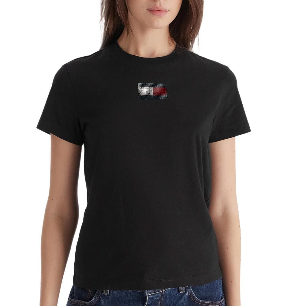 T-Shirt Noir Femme Tommy Hilfiger DW0DW21965 1
