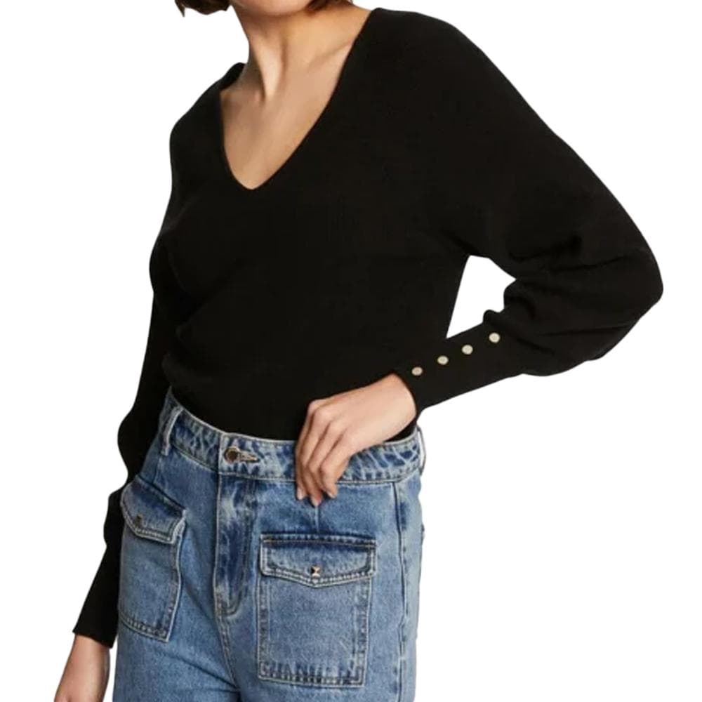 Pull Noir Femme Morgan MPANDA 1