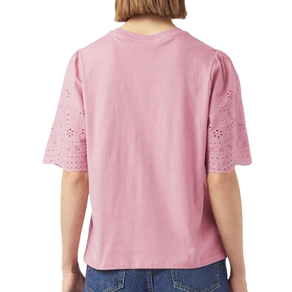 T-Shirt Rose Femme YAS Yaslex 2