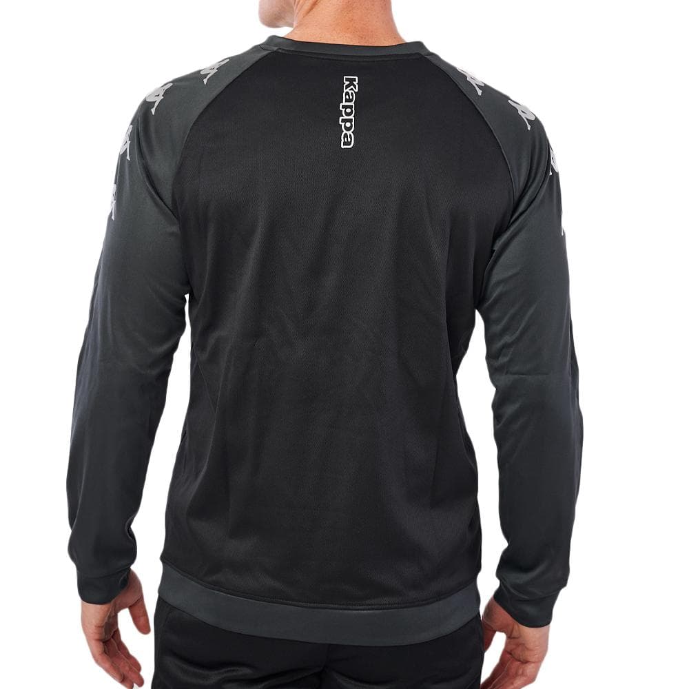 Sweat Training Noir Homme Kappa Parme 2