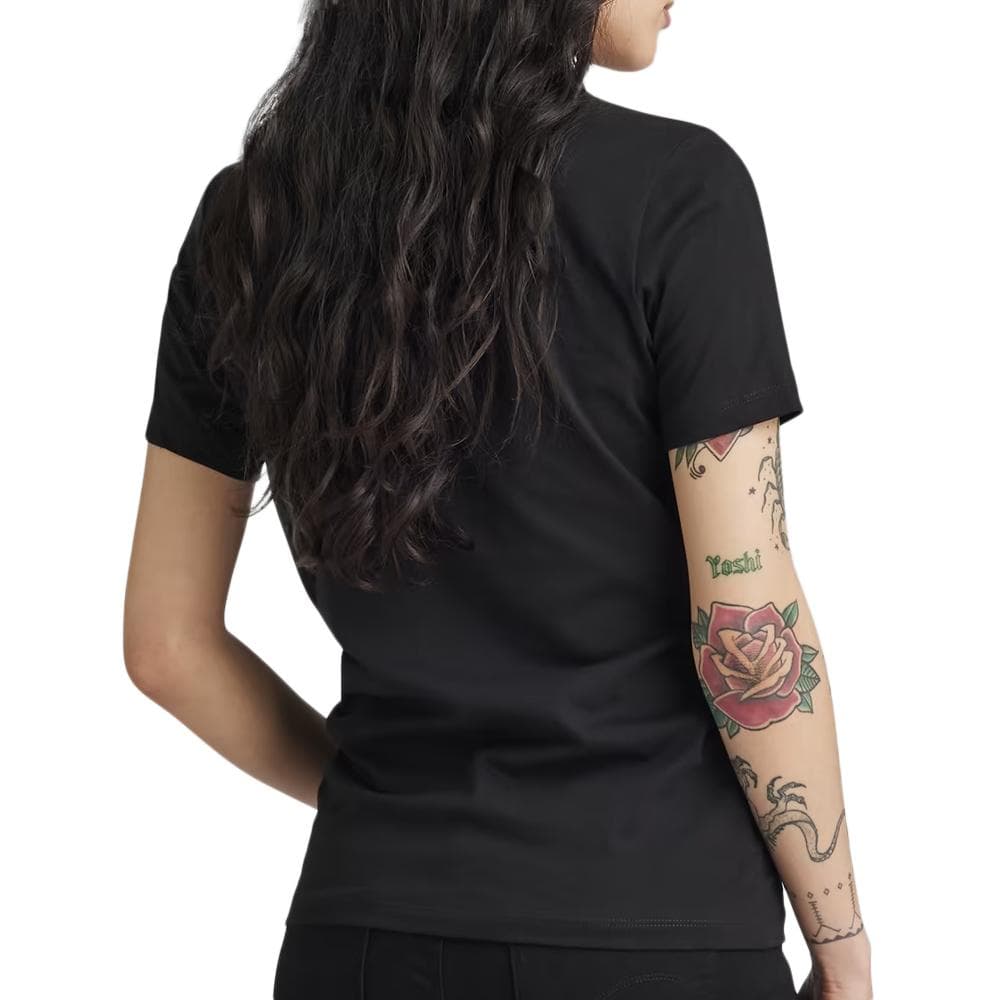 T-shirt Noir Femme G-Star Raw Anglaise Graphic Raw 2