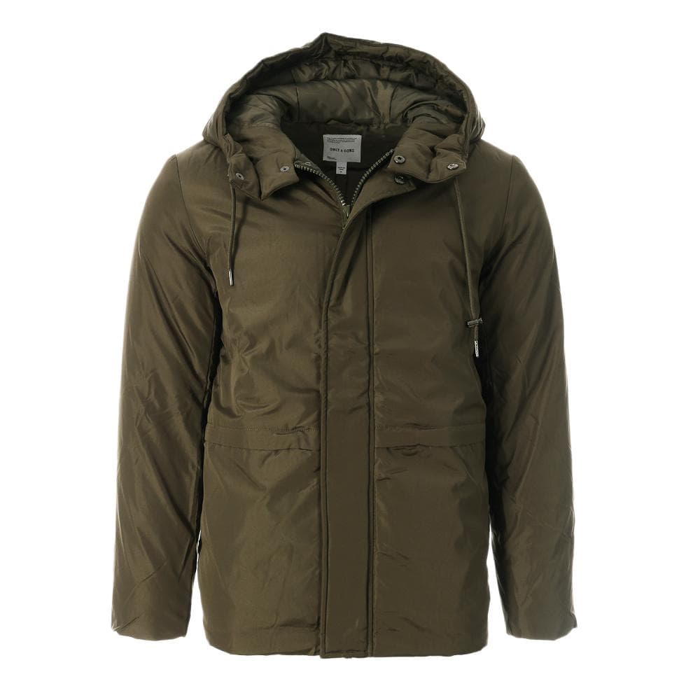Doudoune Kaki Homme Only & Sons Sodin 1