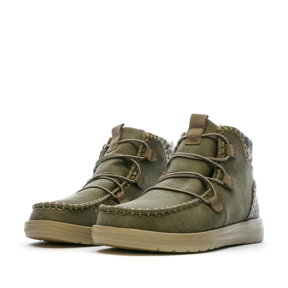 Boots Kaki Femme Hey Dude Eloise 6