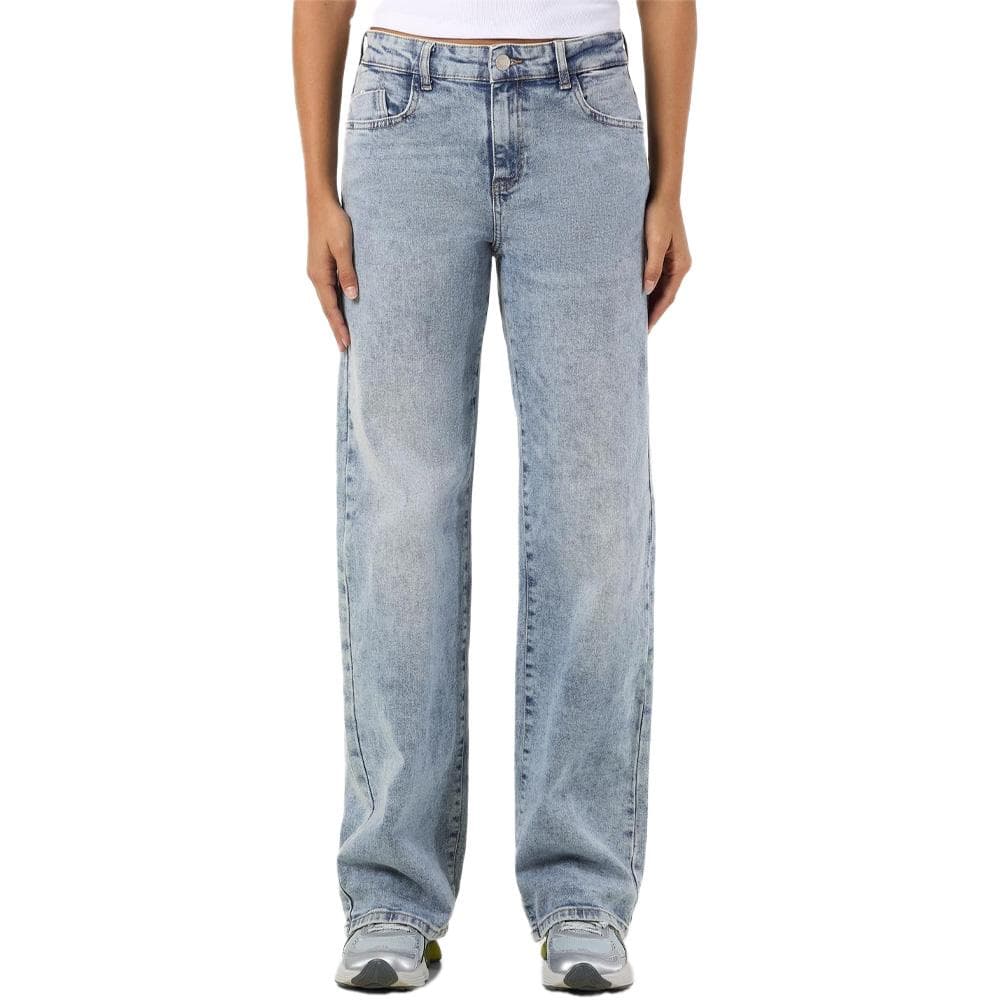 Jean Droit Bleu Femme Noisy May Landa 1