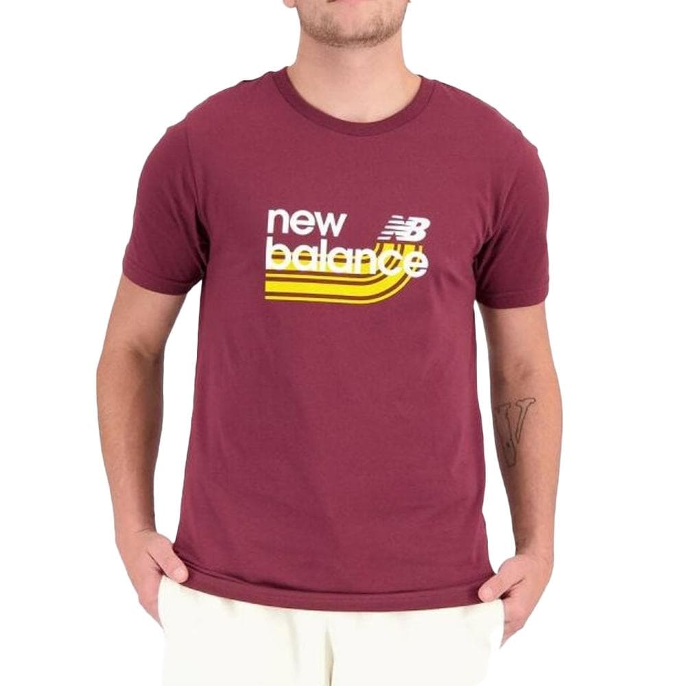 T-shirt Bordeaux Homme New Balance MT31908BG 1