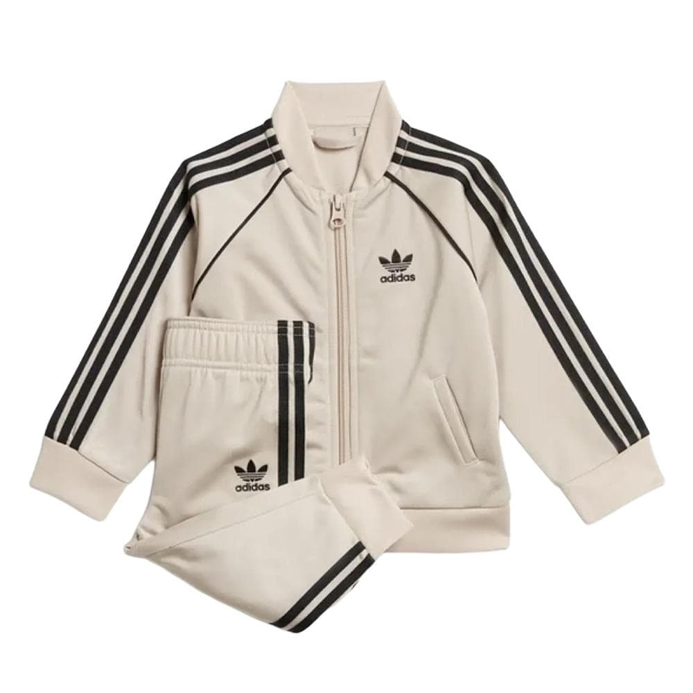 Ensemble Survêtement Beige Mixte Adidas Tracksuit 1