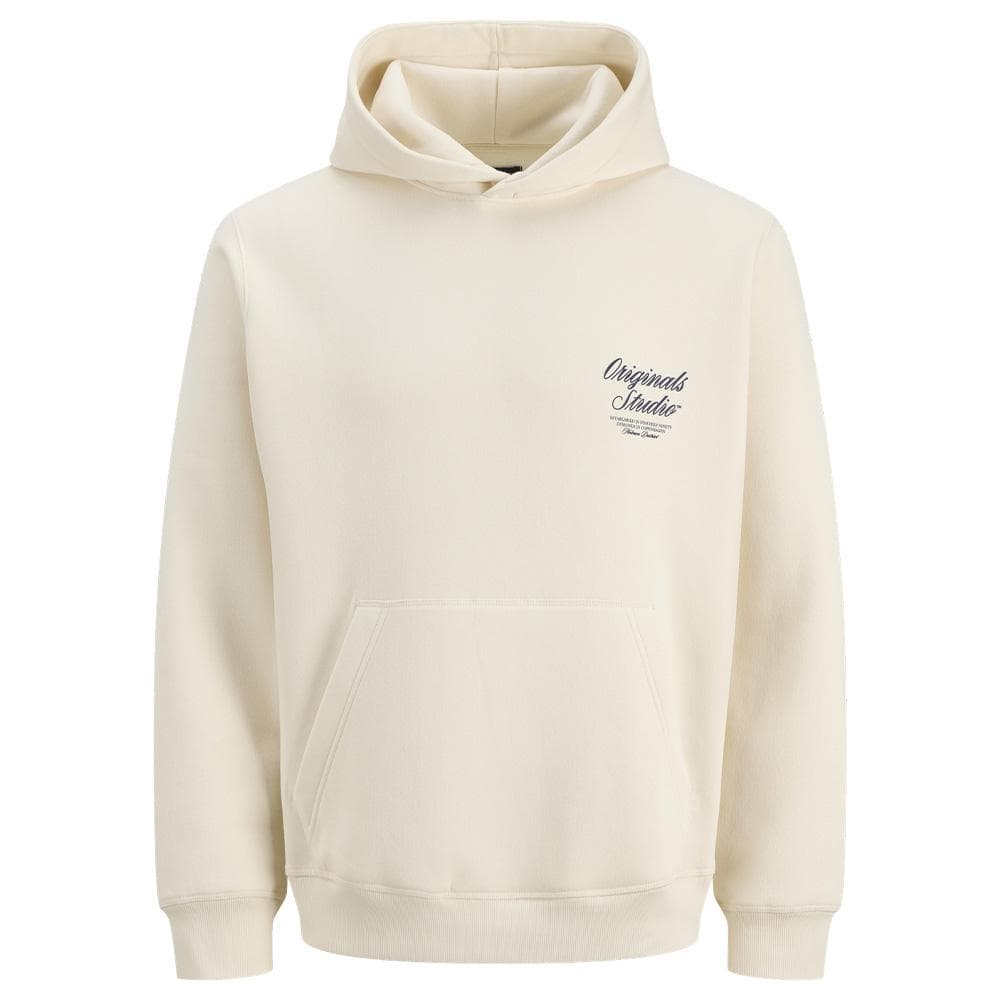 Sweat à Capuche Beige Homme Jack & Jones Typo 1