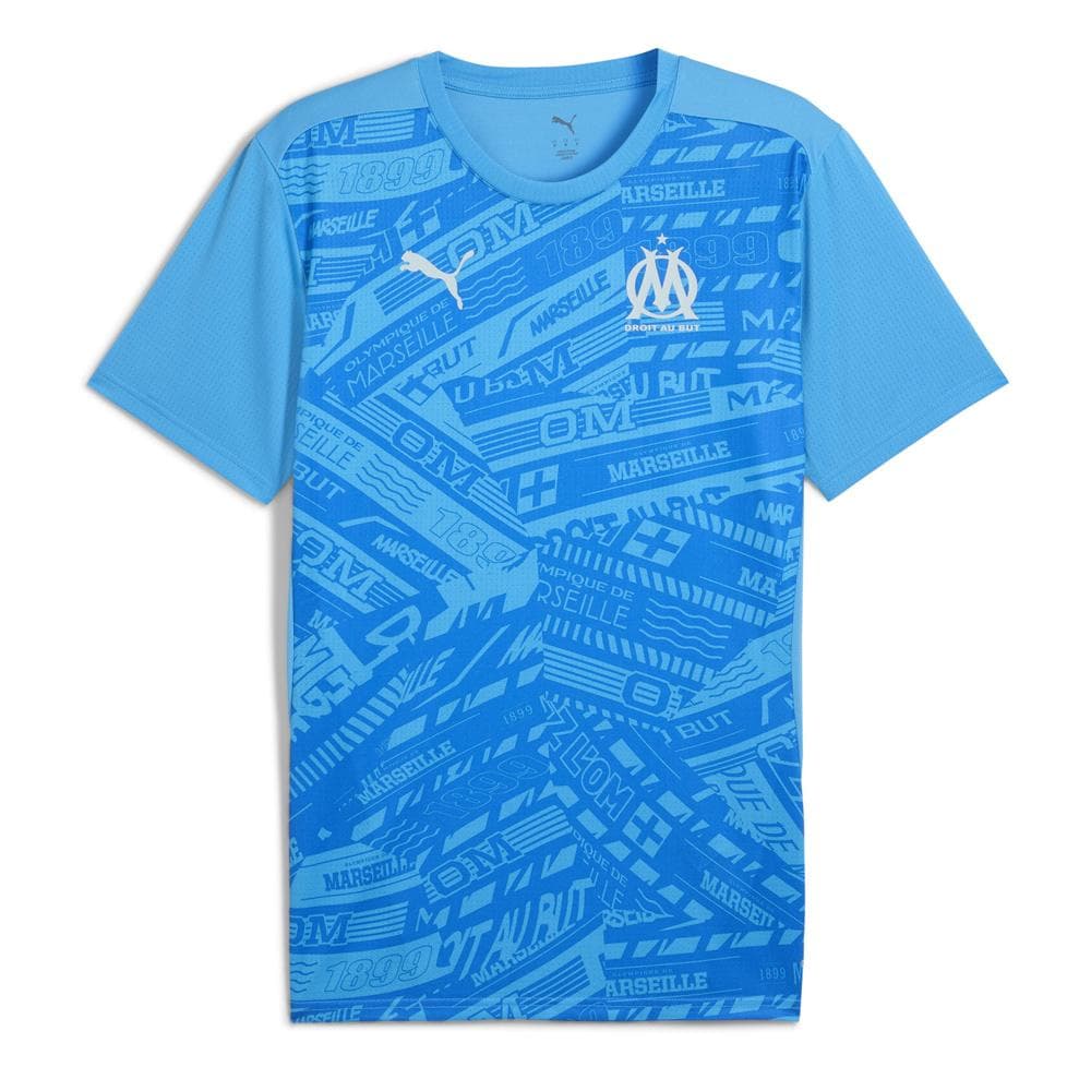 OM Maillot Faster Bleu Ciel Homme Puma 24/25 1