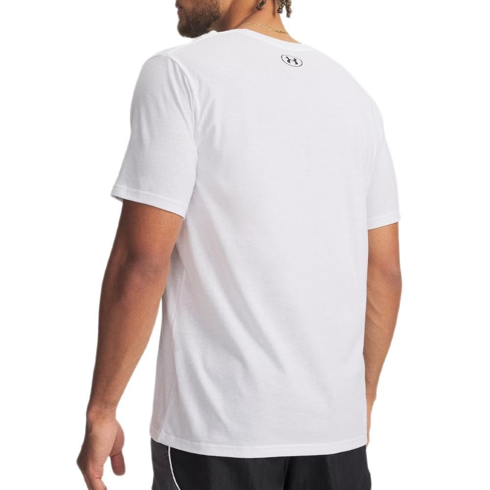 T-shirt Blanc Foncé Homme Under Armour Camo Chest Stripe 2