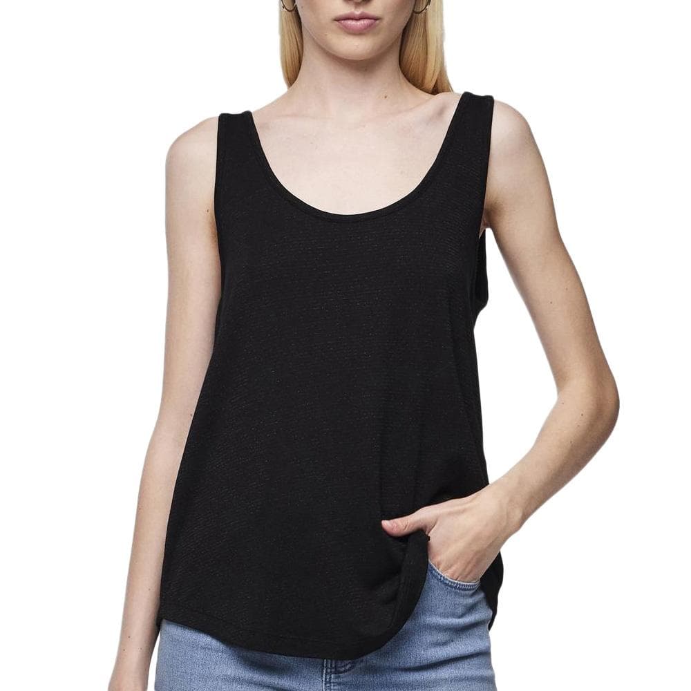Débardeur Noir Femme Pieces Billo 1