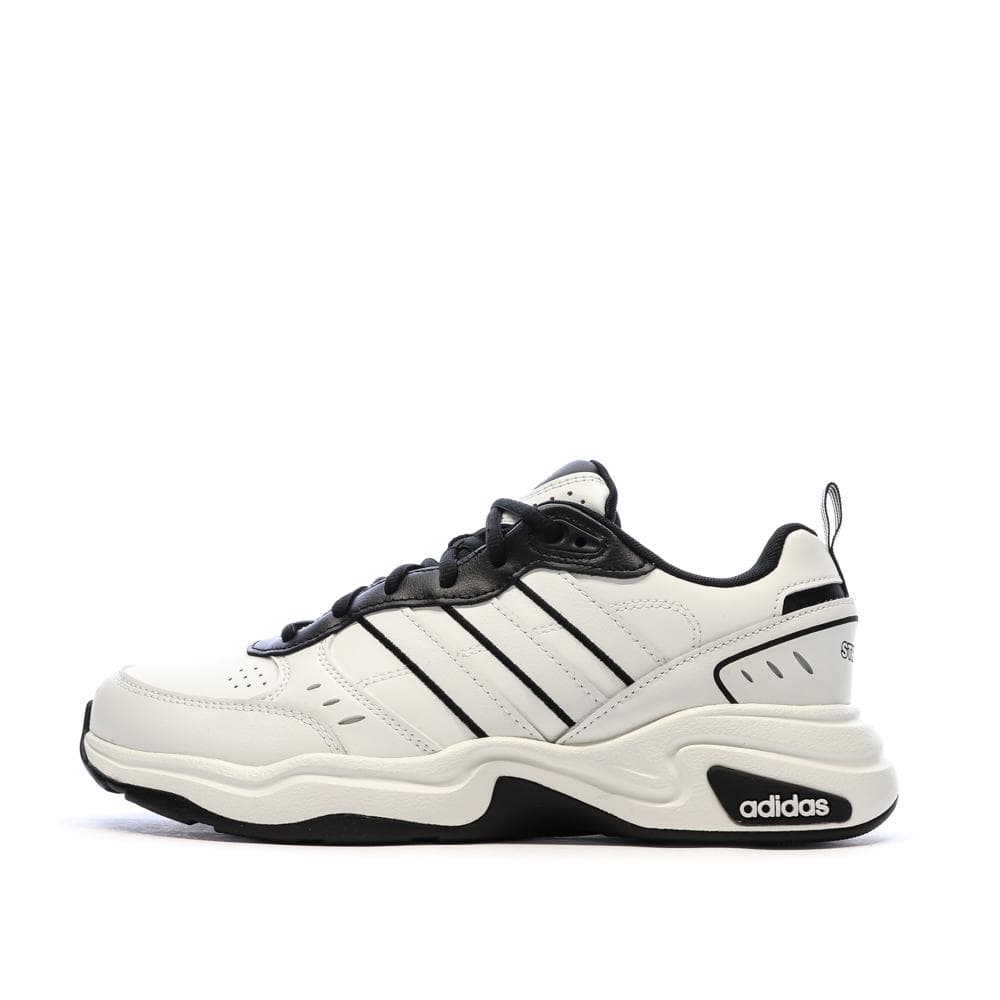 Baskets Blanches/Noires Homme Adidas Strutters 1