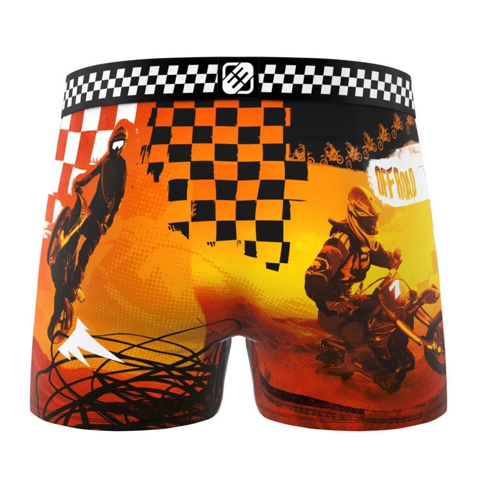 Boxer Noir/Jaune Homme Freegun Cross 2