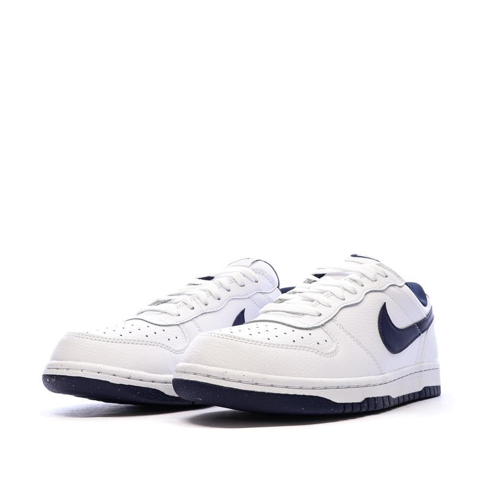 Baskets Blanches/Marines Homme Nike Big Nike Low 7