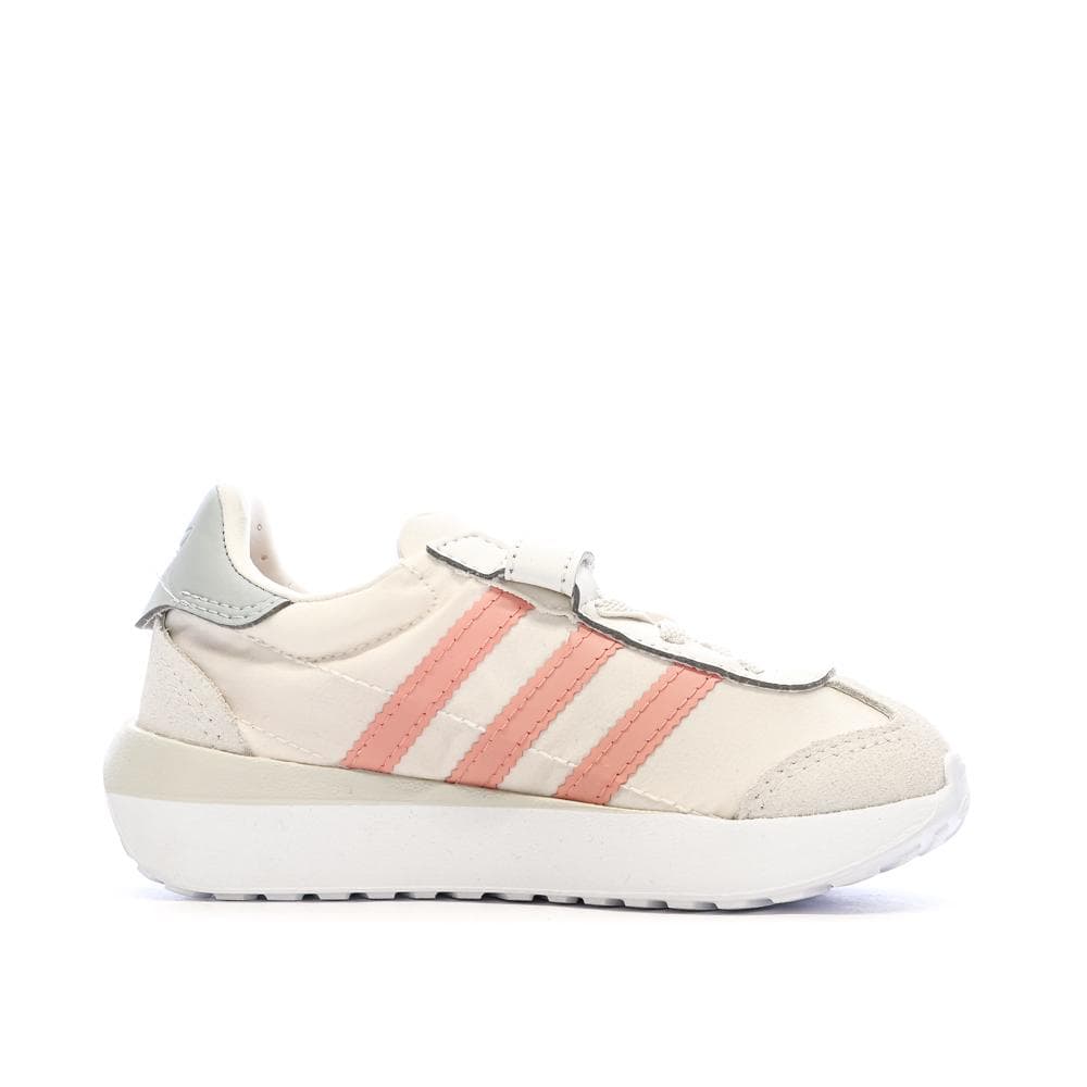 Baskets Beiges/Roses Fille Adidas Country Xlg 2