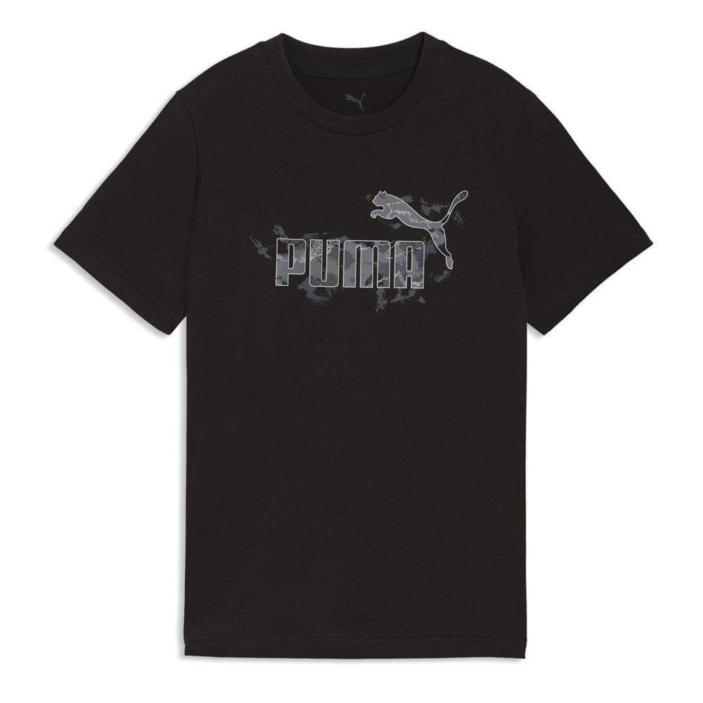 T-Shirt Noir Garçon Puma Ess Camo Tee 1