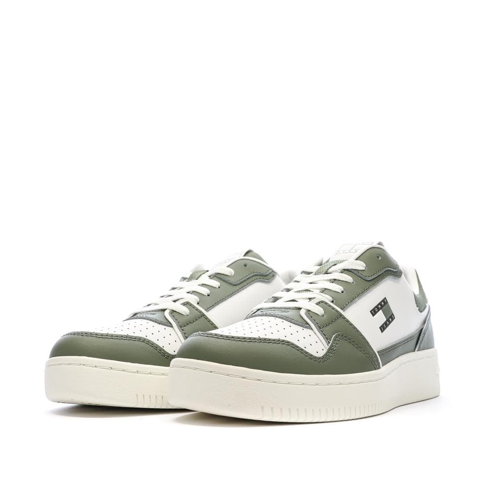 Baskets Blanc/Vert Homme Tommy Hilfiger Cupsole 6