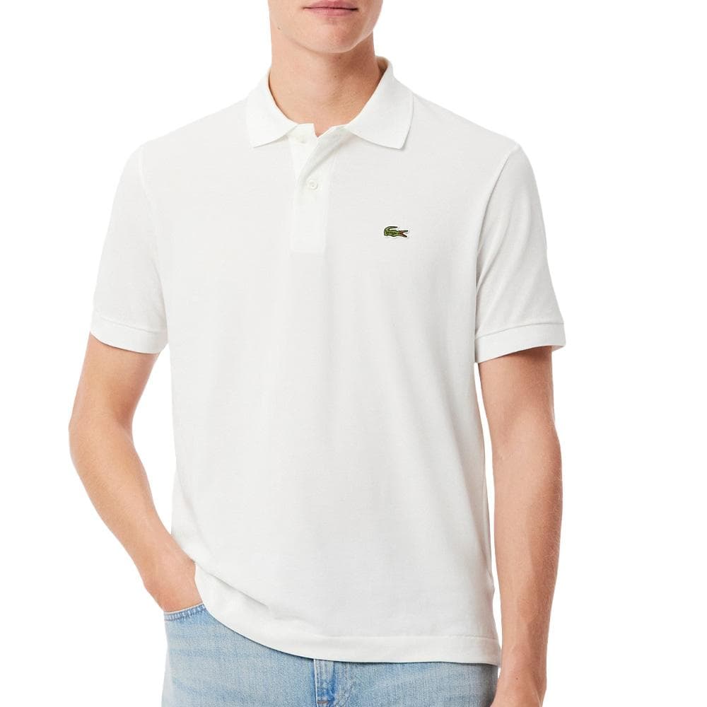 Polo Blanc Homme Lacoste Classic Fit 1