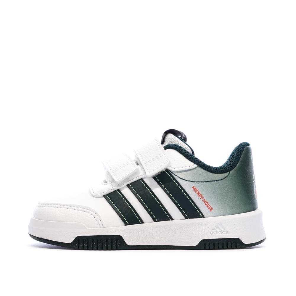 Baskets Blanches/Vertes Garçon Adidas Mickey Tensaur 1