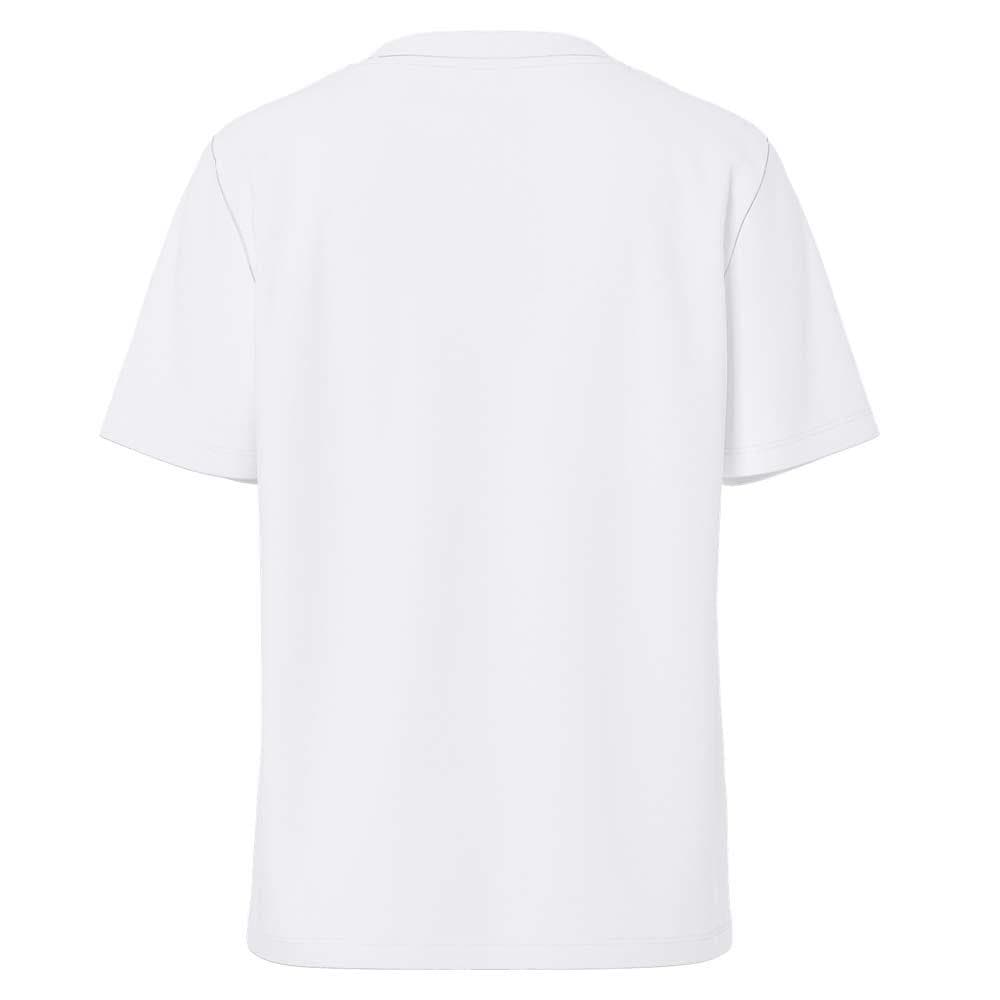 T-Shirt Blanc/Rouge Femme Pieces Pcoda 2
