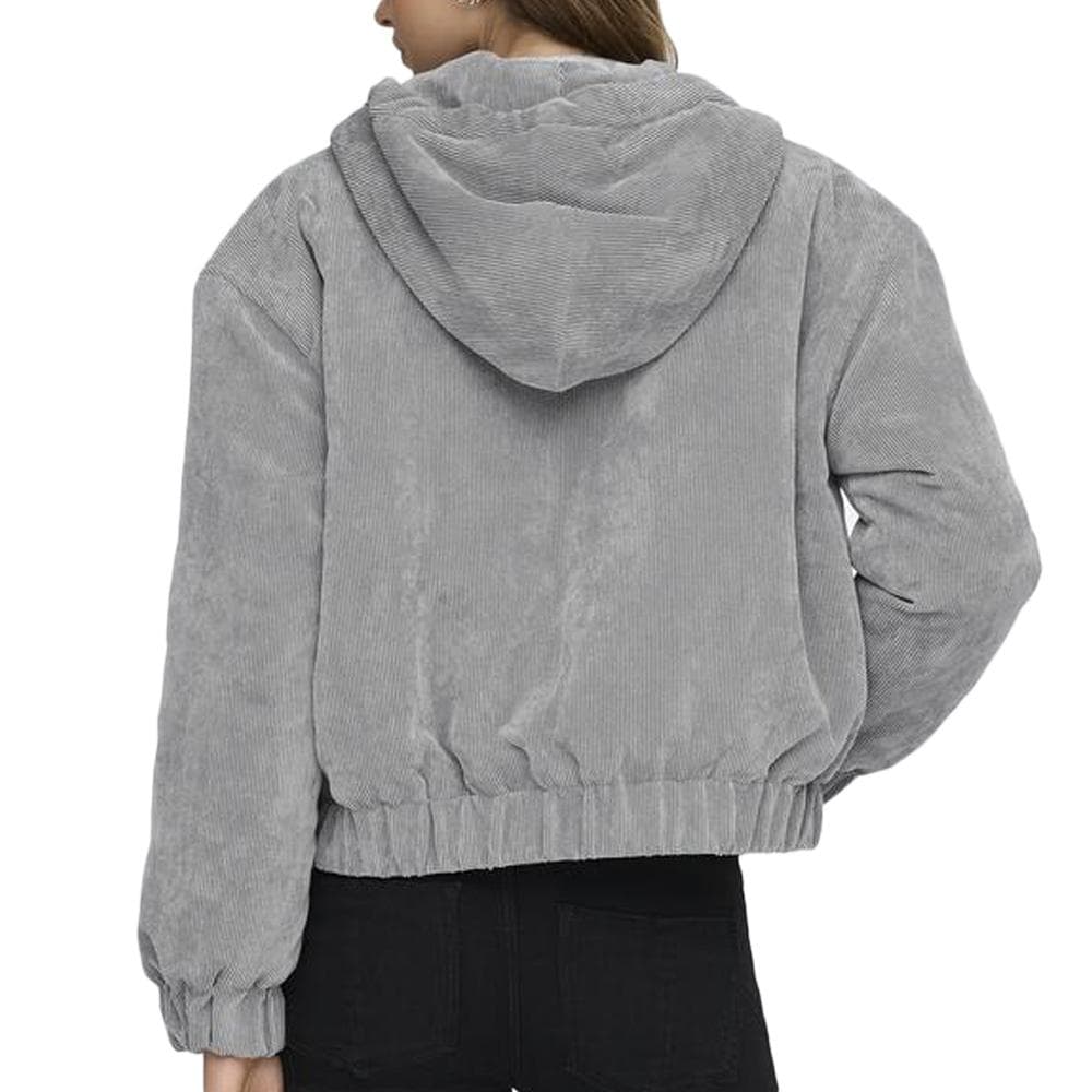 Veste Grise Femme Only Suva Corduroy 2