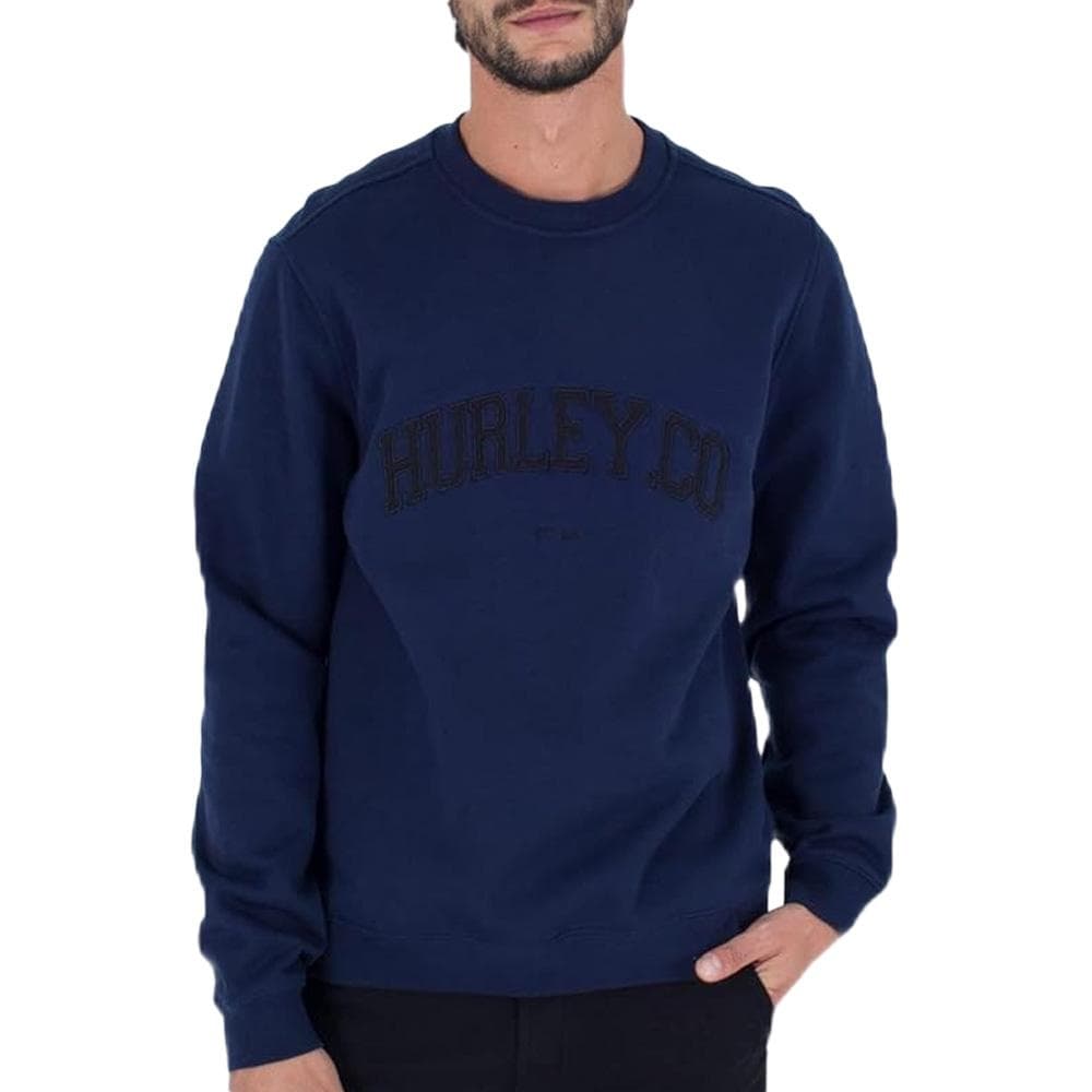 Sweat Marine Homme Hurley Applique 2