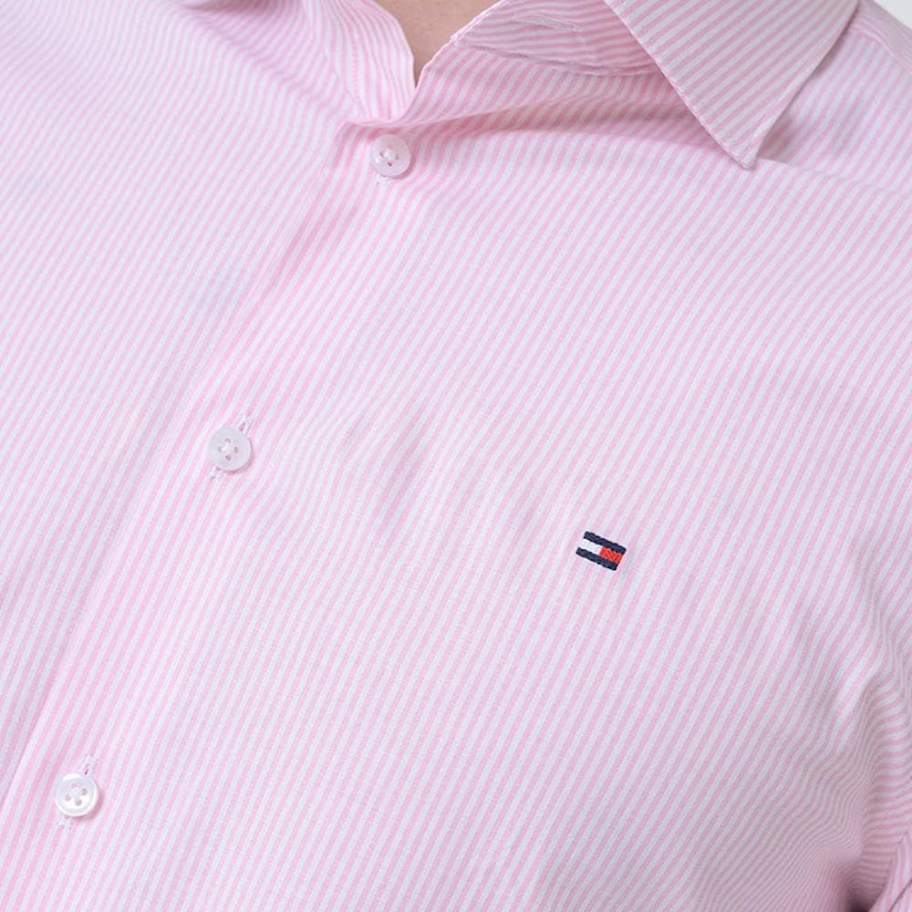 Chemise Rose Homme Tommy Hilfiger Strch Poplin 3