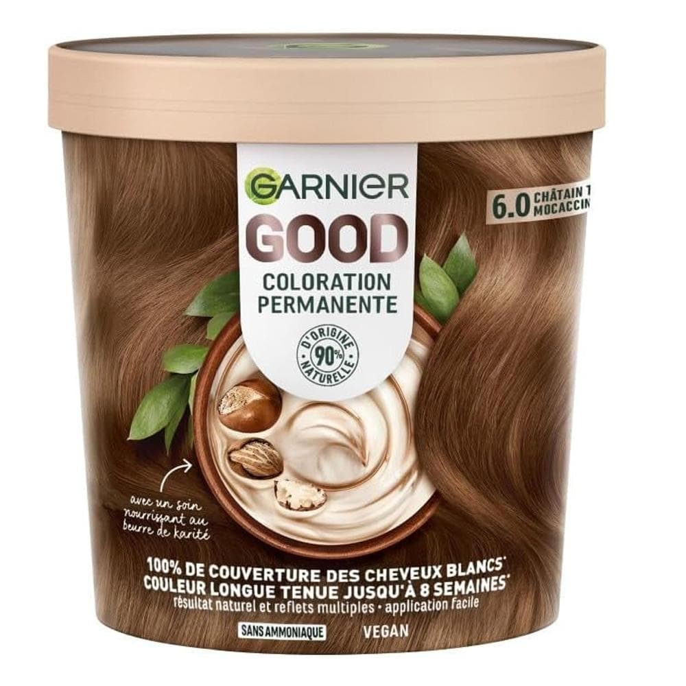 Coloration Permanente Longue Tenue Mocha Brwn Good Garnier 6.0 1