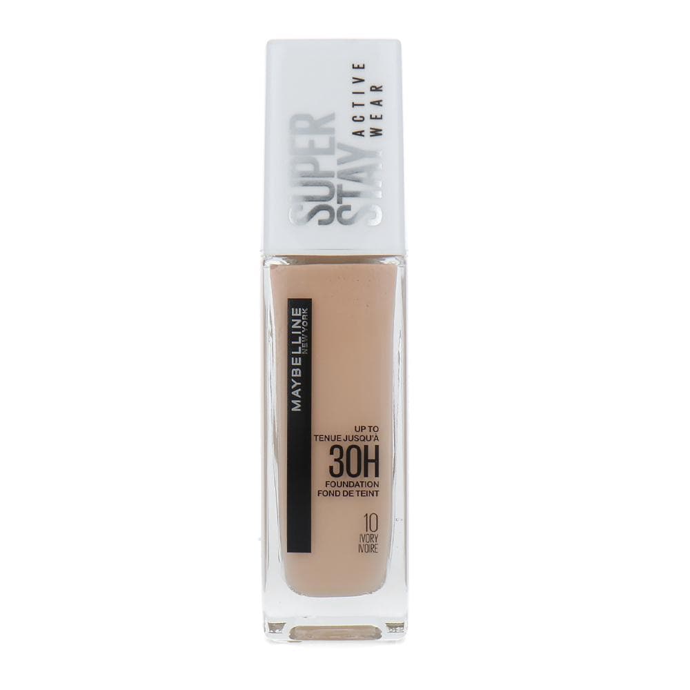 Fond de teint Gemey Maybellin New York SuperStay Active Wear 30H 10 Ivoire 1