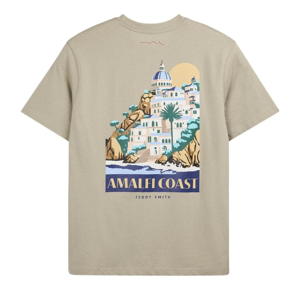 T-Shirt Kaki Homme Teddy Smith Coast 2