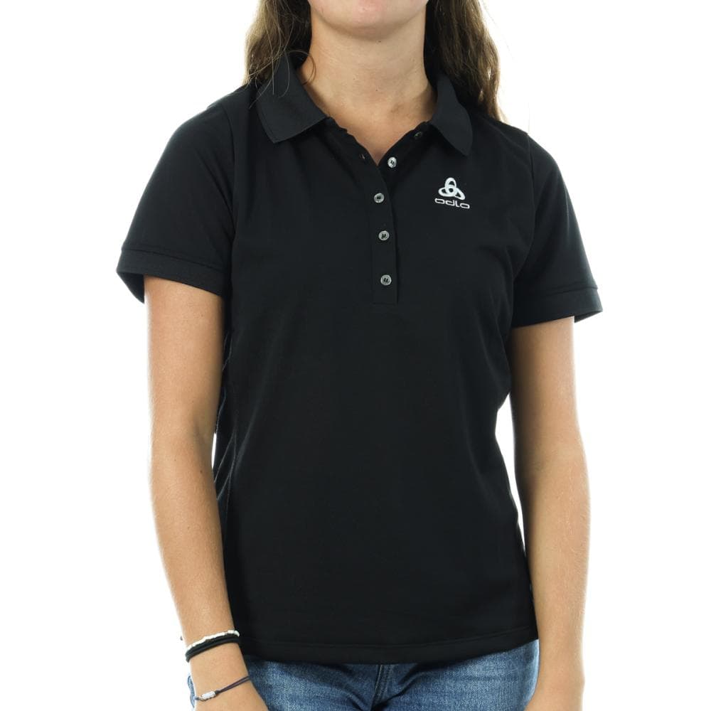 Polo Noir Femme Odlo Georgia 1