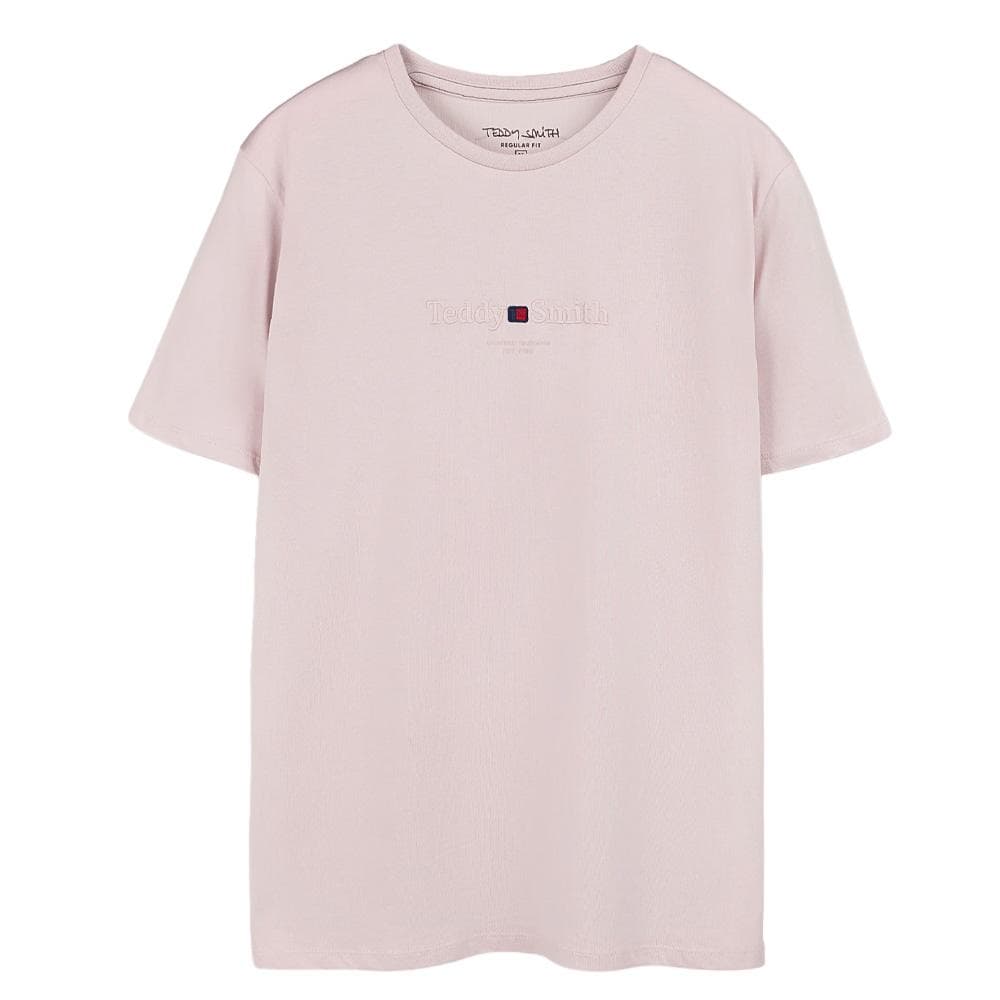 T-Shirt Rose Clair Homme Teddy Smith Jim 1