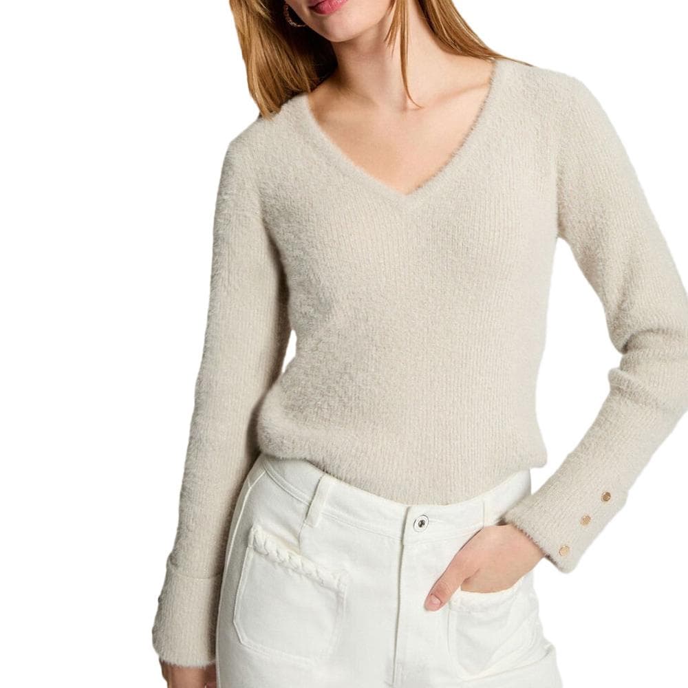 Pull Beige Clair Femme Morgan Moove 1
