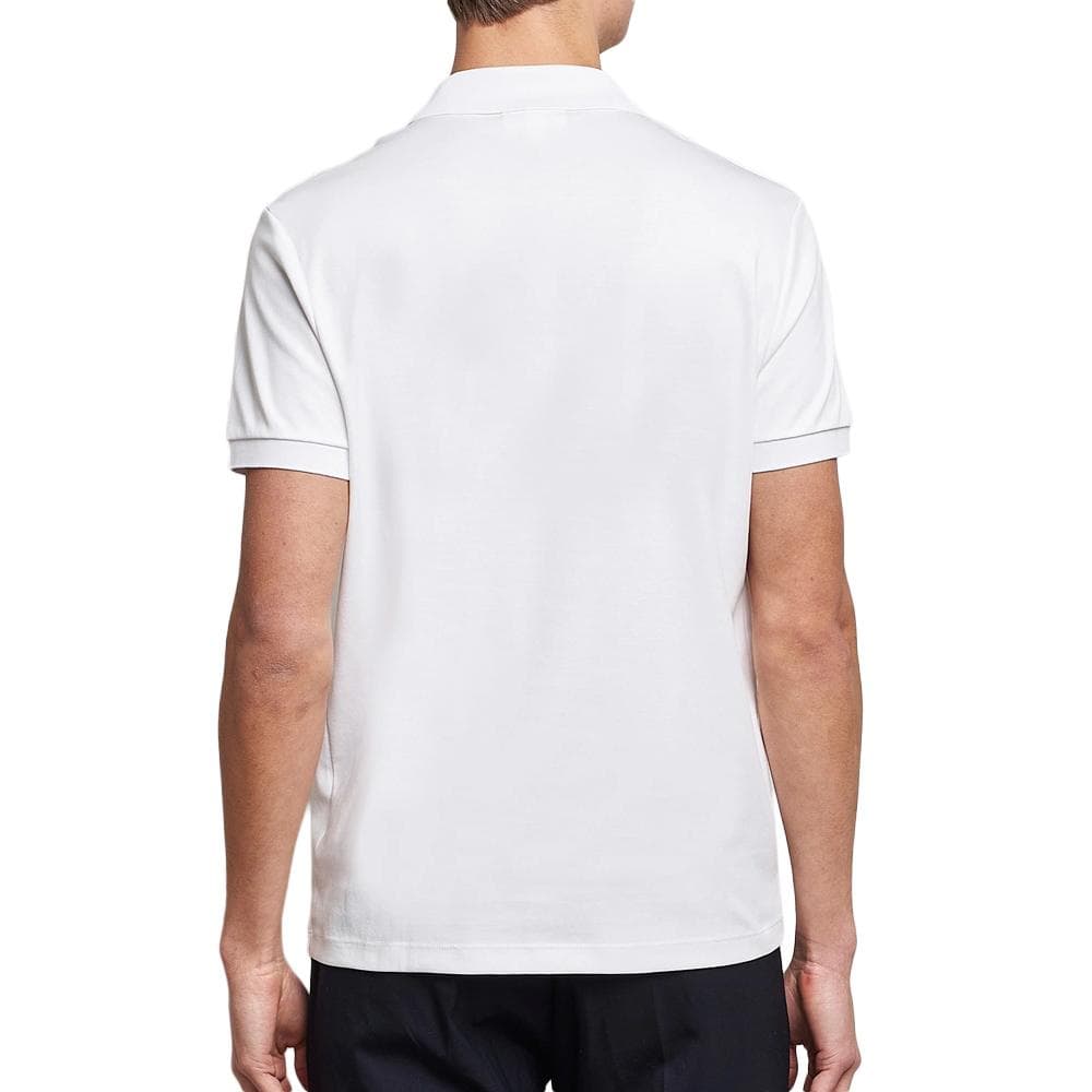 Polo Blanc Homme Lacoste Regular Fit Pima 2