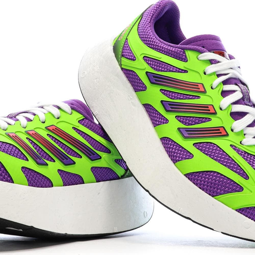 Baskets Vertes/Violettes Homme Adidas Adizero Aruku 7