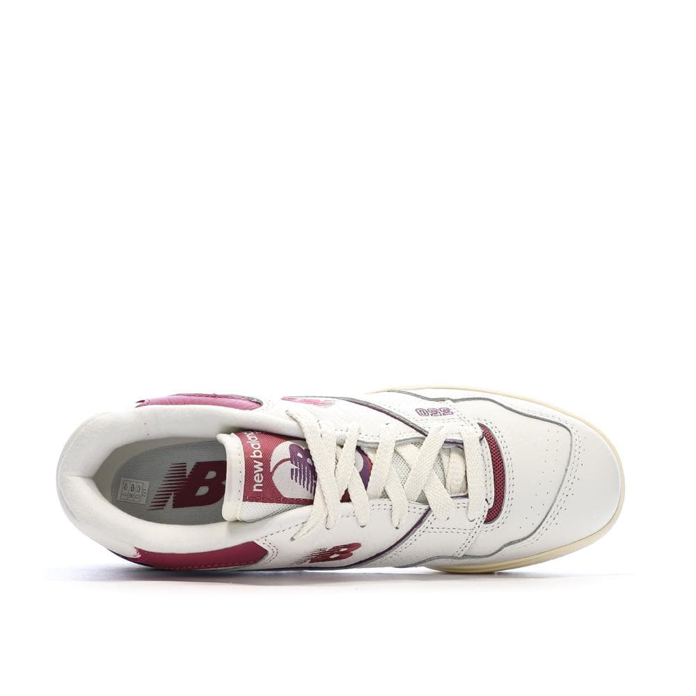Baskets Ecru/Prune Homme New Balance Bb550 4