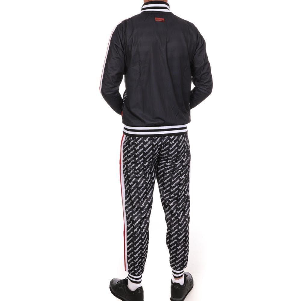 Survêtement Noir/Rouge Brillant Homme Supreme Grip Sanchez 2