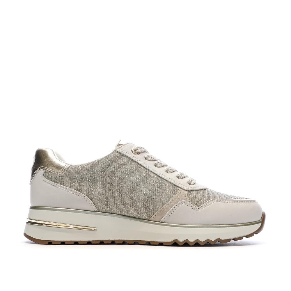 Baskets Gris Perle Femme Marco Tozzi Cream 2