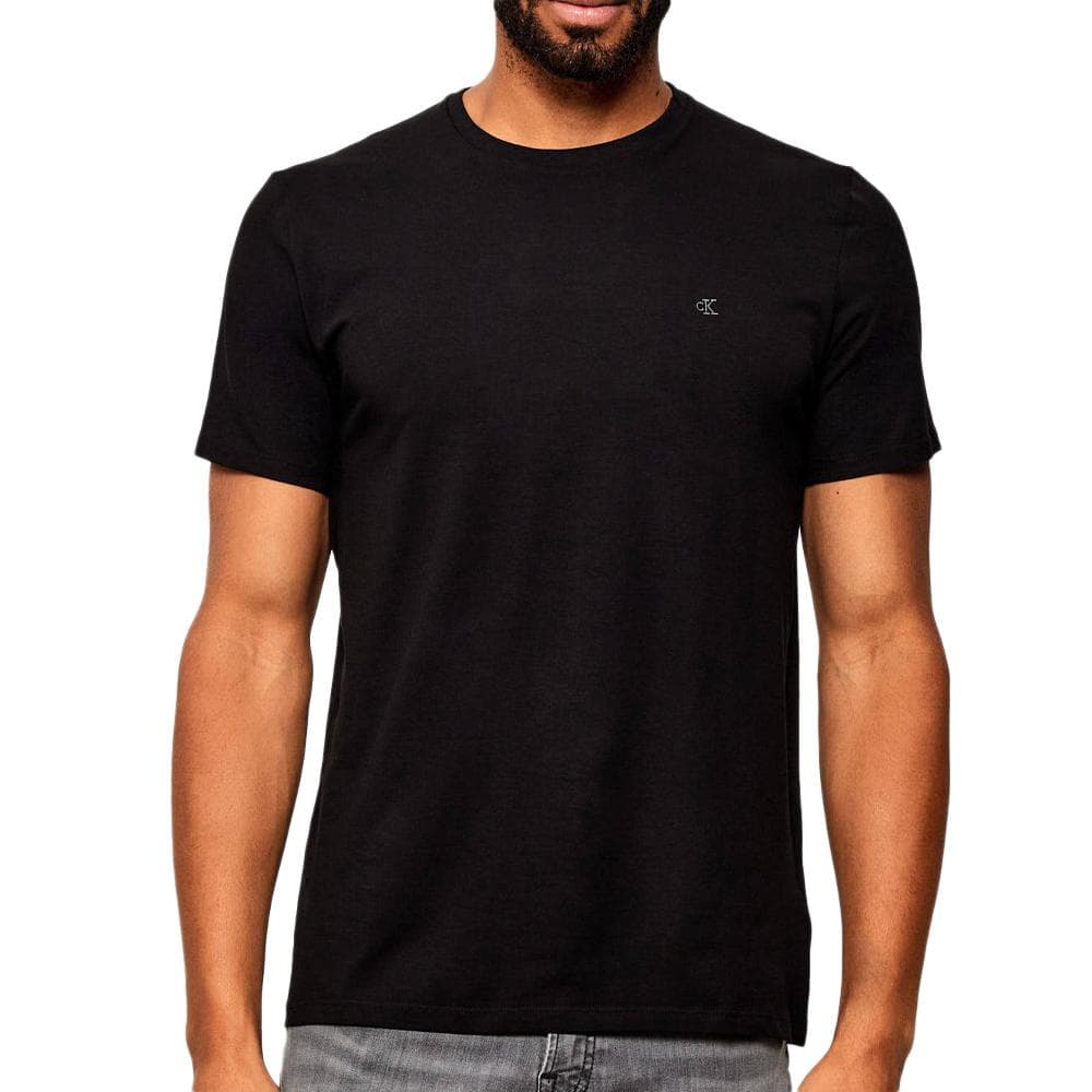 T-Shirt Noir Homme Calvin Klein Jeans LV04LC240G 1