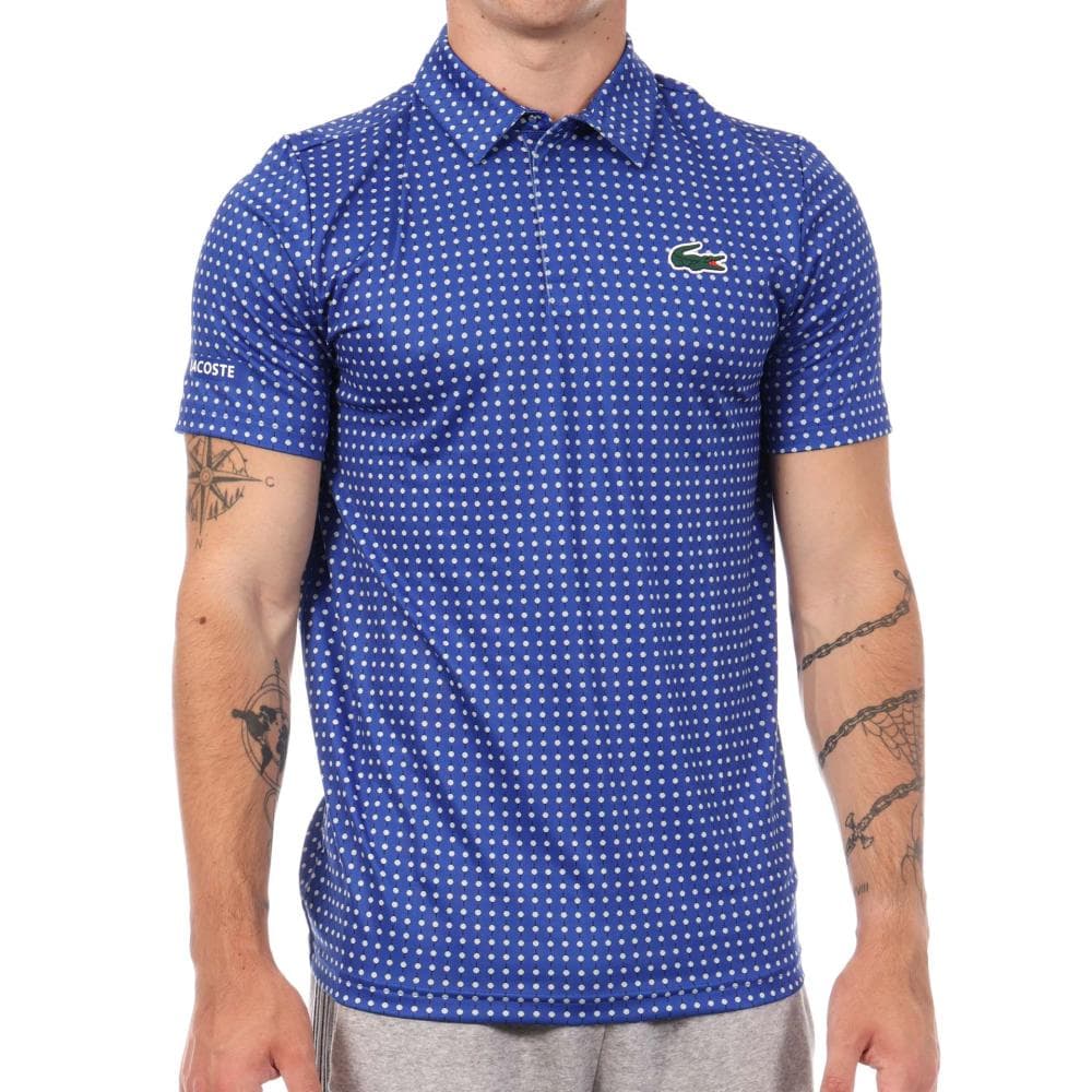Polo Bleu électrique Homme Lacoste DH5348 1